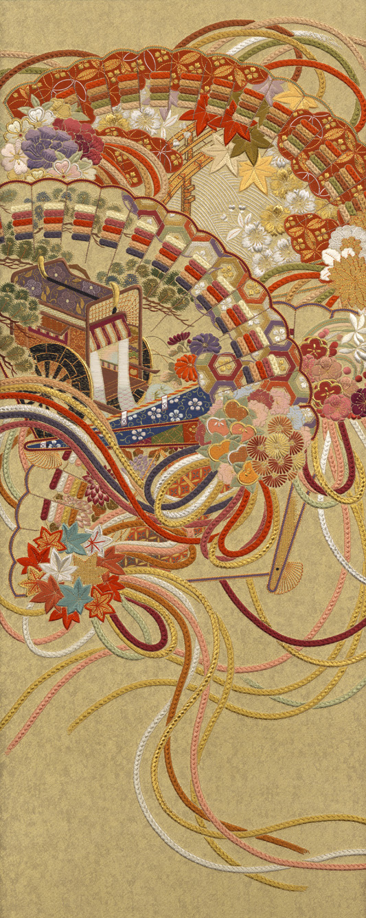 日本刺繍ギャラリー《工房作品》 || 日本刺繍【紅会】Kurenai-kai.jp